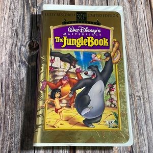 The Jungle Book VHS Tape Fully Restored 30th Anniversary Limited Edition
